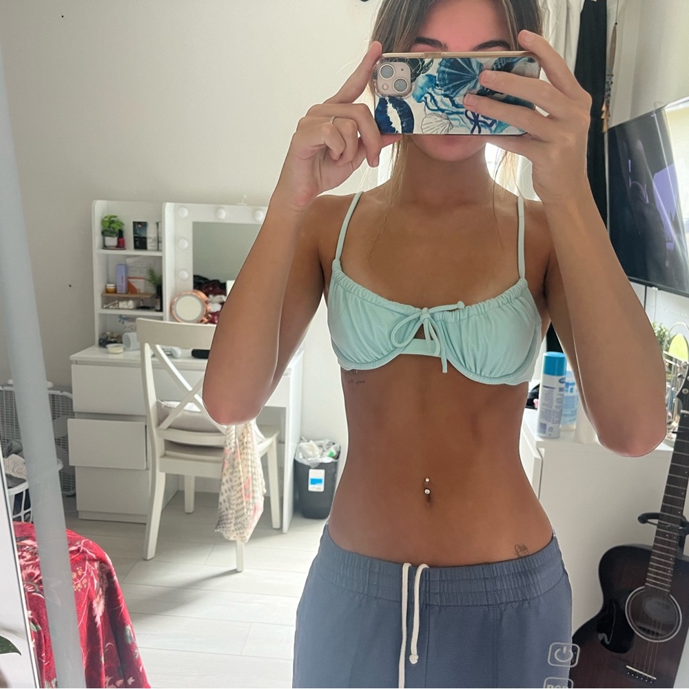 Xhilaration Sky Blue Bikini Top
